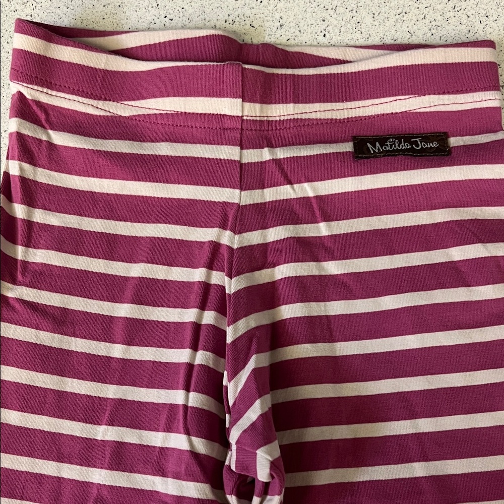 Matilda Jane Striped Ruffle Leggings - Picture 3 of 4